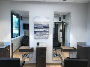 interior of salon studio rental at Orem Indie Studio Suites